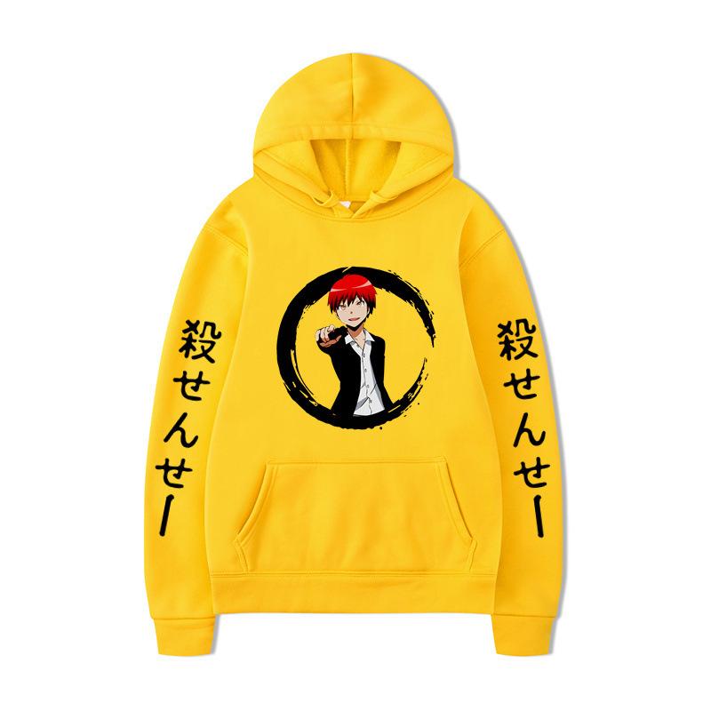 Japanese Anime Hoodies Print Fashion Sweatshirt Hip Hop Casual Unisex Autumn Winter Fleece Streetwear Tops