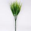 7-Fork Small Spring Grass Plastic Flower Potted Plant Partition Decoration, Simulated Water Grass Fake Grass Restaurant Seedling Plants