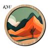 Boho Theme Wall Decorations Forest Sunset Scenery 2D Wood Hanging, Wooden Art Sign, Decorative Crafts for Walls Nature Tree Decor Bedroom Living Room