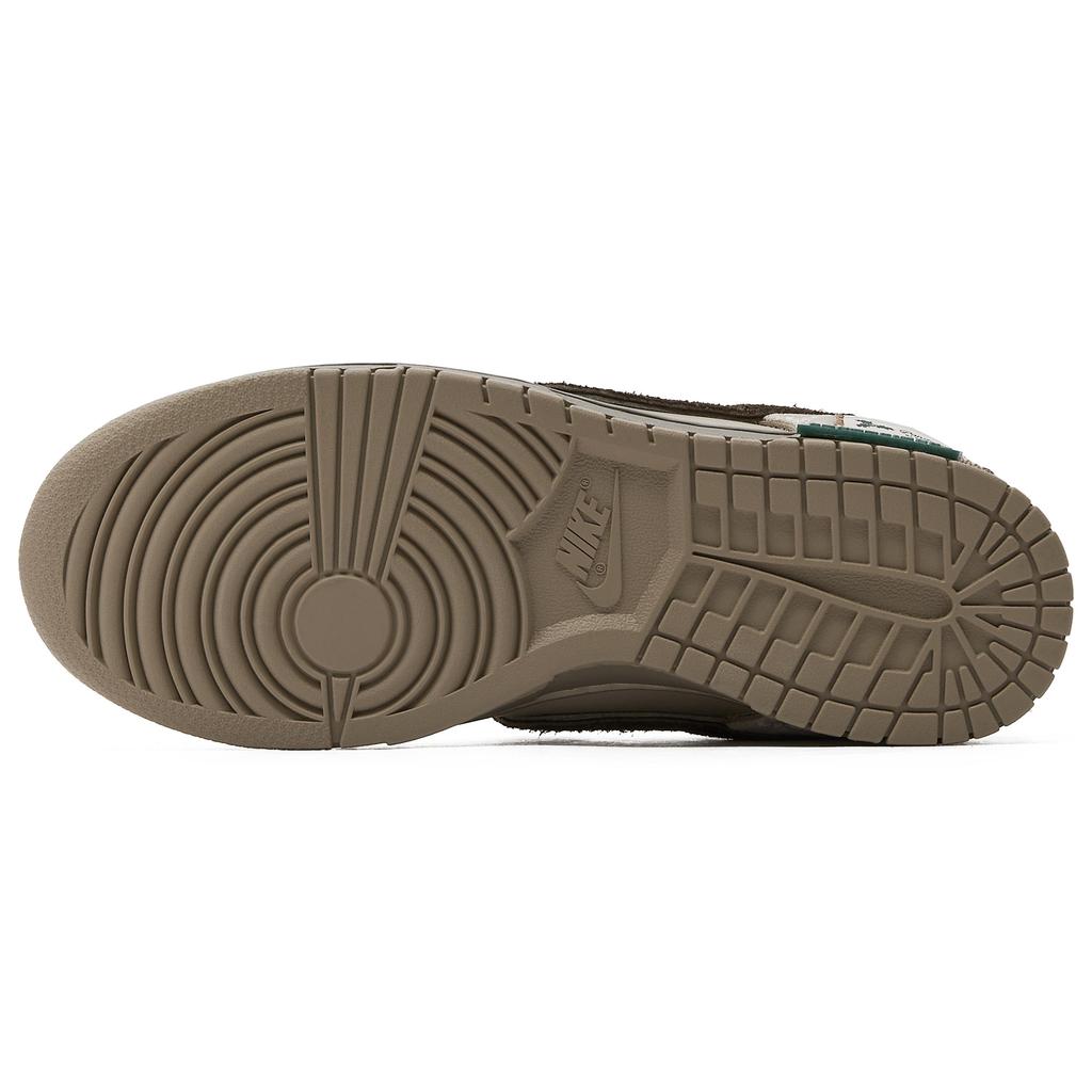 Nike Dunk Slip Resistant Abrasion Resistant Low Top Skateboard Shoes Unisex Beige Umber HQ1175-240(TeamH-S-BOX)