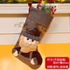 Christmas Stockings Socks Santa Snowman Hanging Xmas Tree Ornaments Christmas Decor for Home New Year Navidad Candy Gift Bags