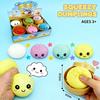 Süßes Squishy Brötchen, langsamer Rückprall, Fidget Spielzeug, Stressabbau, Anti-Angst Quetschspielzeug für Kinder, Erwachsene, Squishy Stressabbau Spielzeug
