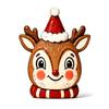 Snowman Christmas Tabletop Figure Wooden Freestanding Mantel Figure  Mantel Decor