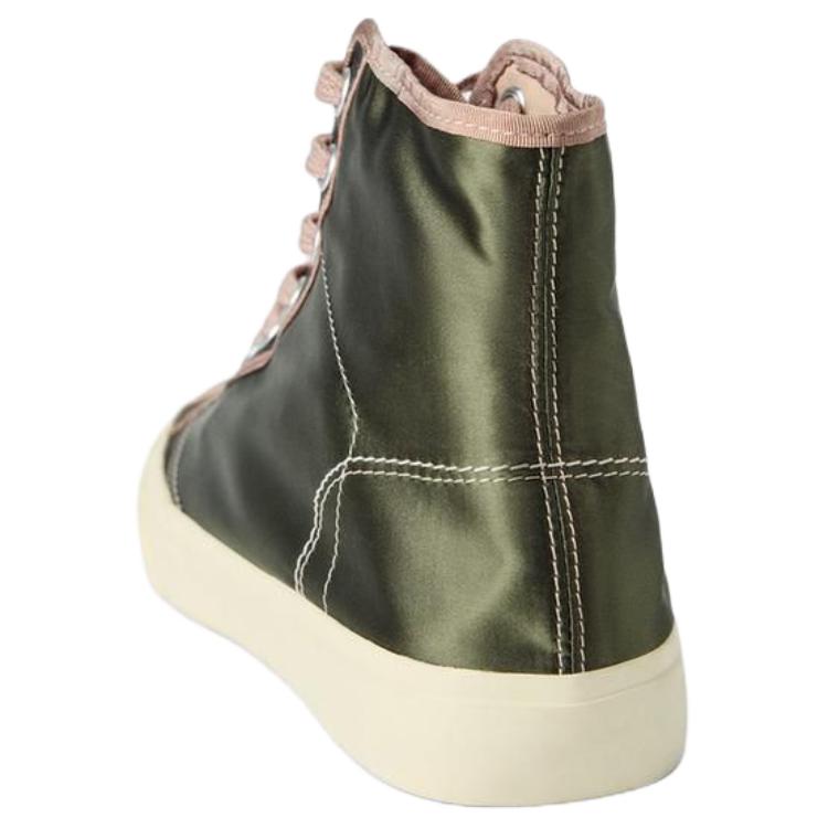 Zara Bobby Gillespie X  Kate Moss Collaboration Lace-Up Fashion Ankle Boots Men ankle boots Green 2111620500