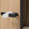 Portable Handles Door Stopper Silicone Gel Door Stop With Noise Reduction Portable Transparent  Door Knob For Wall Protection