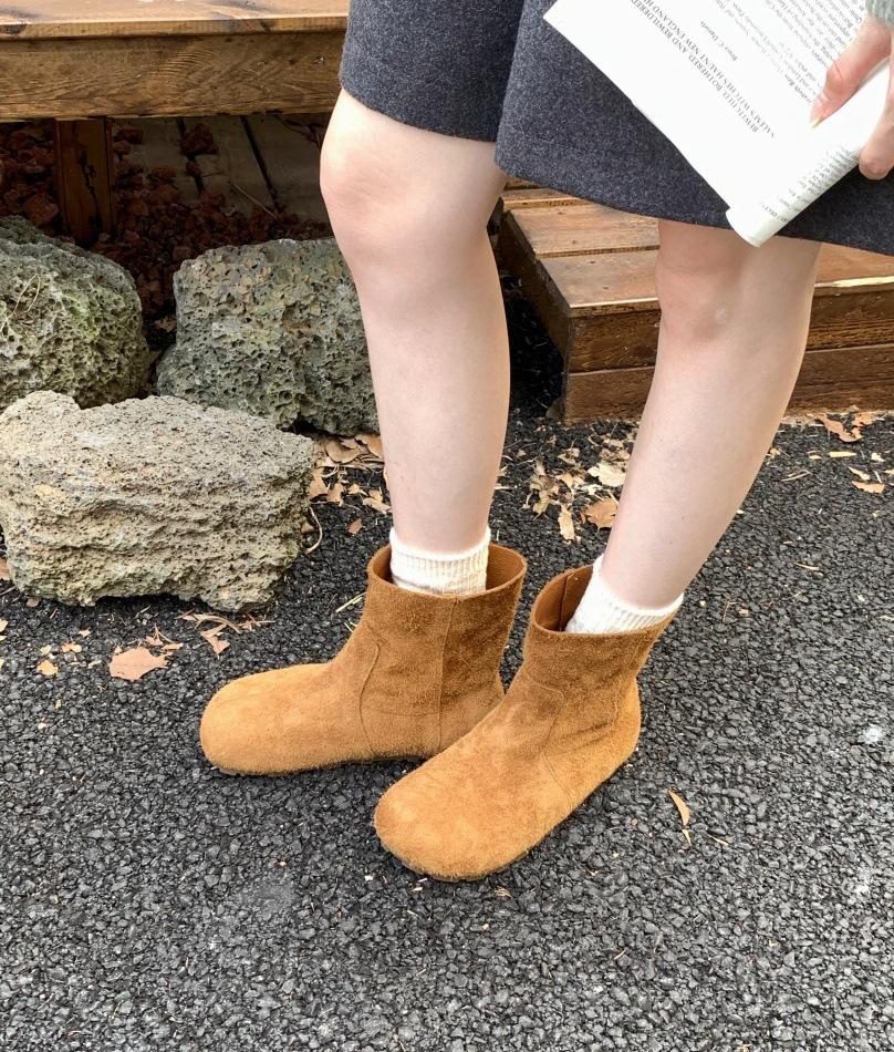 

Short boots women s 2025 new autumn and winter versatile Maillard style boots Korean small ankle boots show feet small French thin boots 39 верблюд