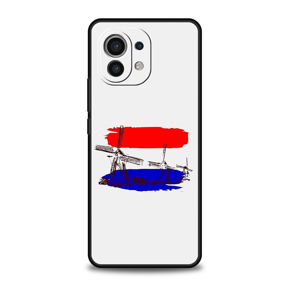 

Чехол для телефона для Xiaomi Mi 15 14 13 12 11 Lite 14T 13T 12T 11T Pro Poco X7 X6 X5 X3 Pro F6 F5 F4 Обложка Флаг Нидерландов Xiaomi 15