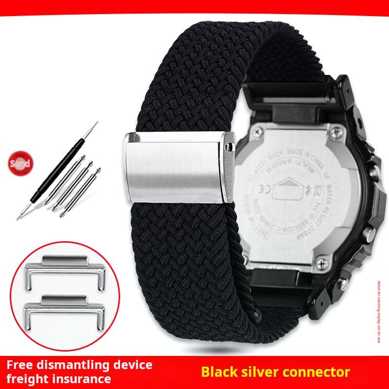 Für Casio G-SHOCK DW-5600 GW-B5600 GM5600 GW-M5610 GA2100 Uhrenband Herren Damen Gewebtes Nylon Camouflage Canvas Uhrenarmband Armband