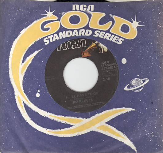 

7inch Record JIM REEVES - He ll Have To Go / Am I Losing You 4470574 RCA US Folk Used