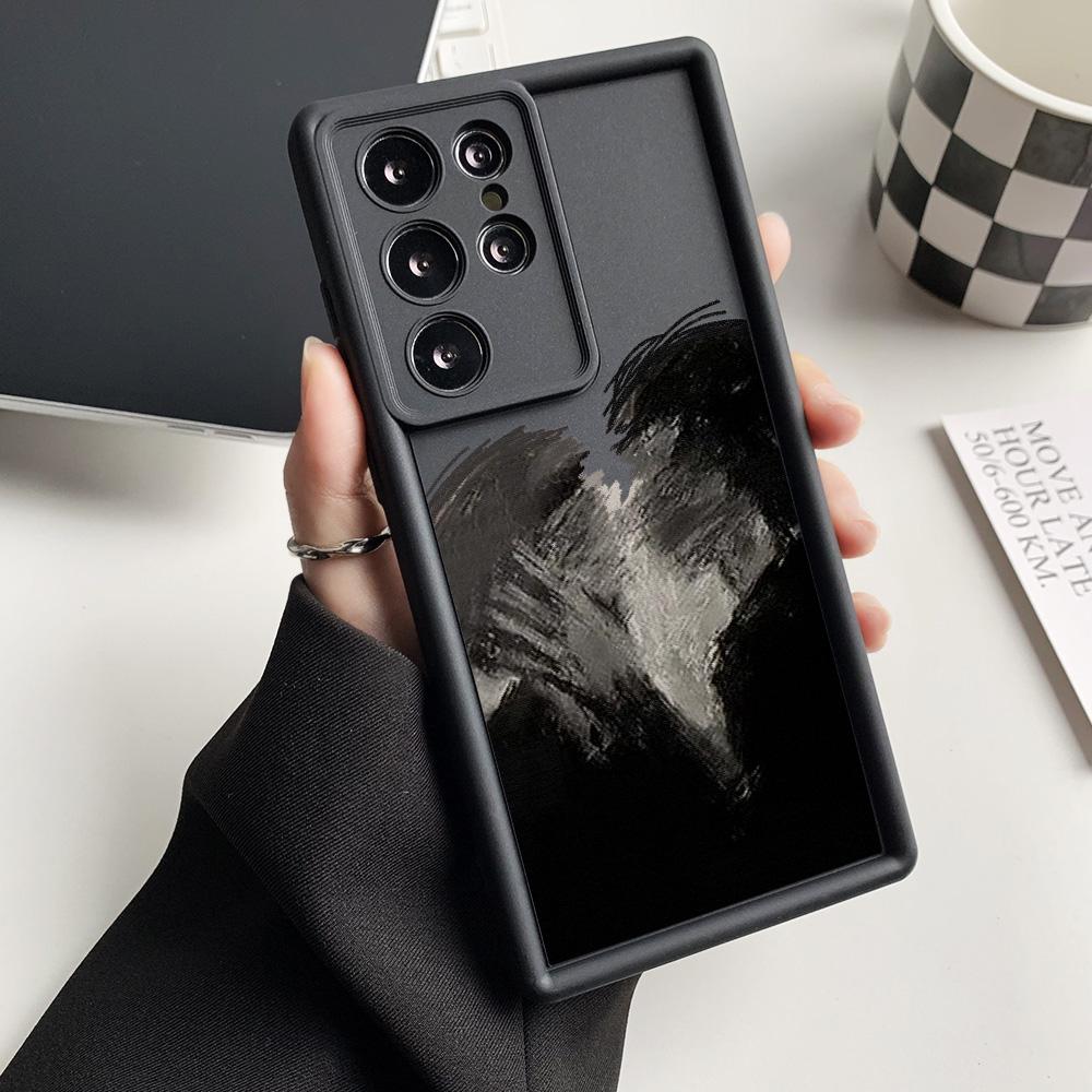 Aesthetic Case For Samsung A55 5G S25 Ultra A54 A16 A15 A53 A35 A34 A14 A13 A06 A05 A05s A33 A25 S24 FE S23 Plus S22 Soft Cover