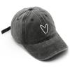 Japanese personality female retro washed old love embroidered peaked cap outdoor men travel sunscreen shading baseball cap