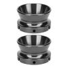 1 Pair 10 Inch NAB Hub Adapters Polished Aluminum Alloy Opener Universal Loading Device for Studer R