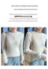 Women's Slimming Pure Wool Lace Half-High Collar Sweater - Ready-to-Wear Knit Pullover Base Layer