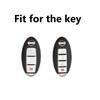 Metallic Gray Tpu For Nissan Qashqai X-Trail T32 T31 Juke J10 J11 Kicks Tiida Pathfinder Note Remote Car Key Cover Case Keychain