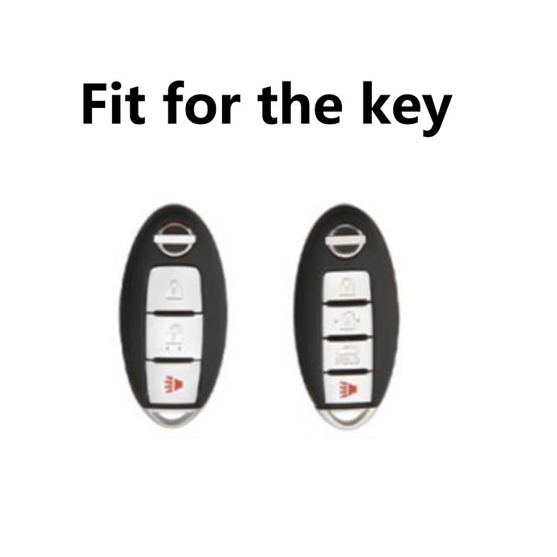 Metallic Gray Tpu For Nissan Qashqai X-Trail T32 T31 Juke J10 J11 Kicks Tiida Pathfinder Note Remote Car Key Cover Case Keychain