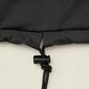 Sloped-Top Chair Cover Easy to Store Drawstring Black for Patio, Garden