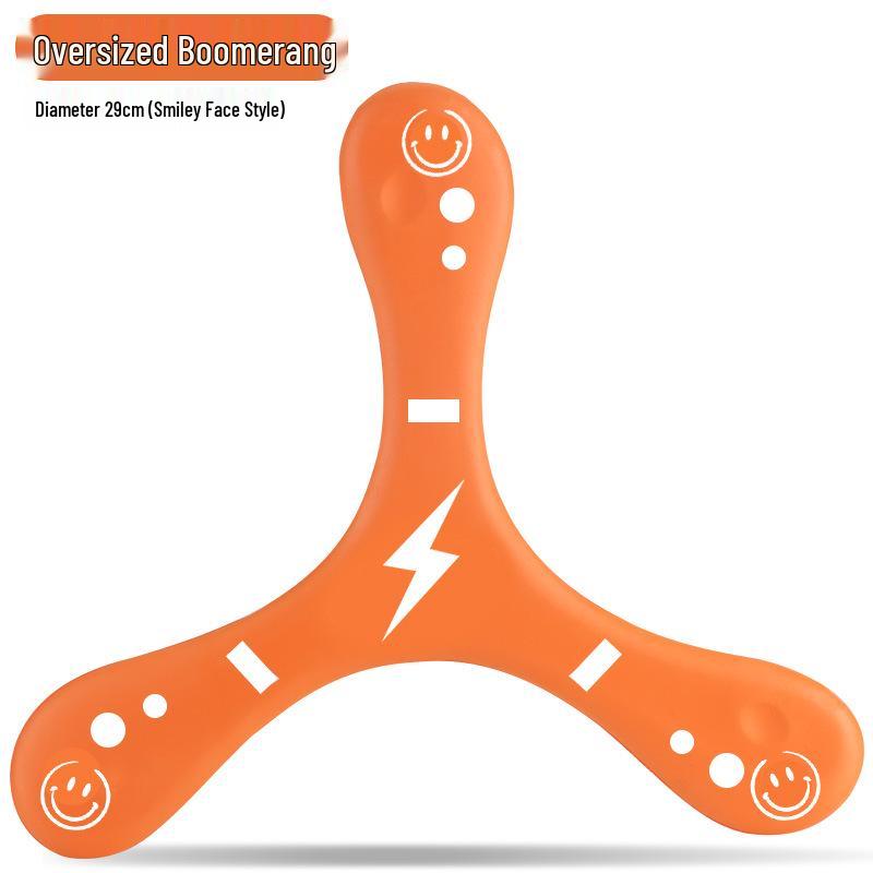 Children's Soft Boomerang Frisbee: Three-Leaf Outdoor Sports Toy for Boys and Parents