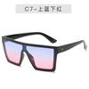 Vintage Oversized Square Sunglasses Big Frame Fashion Shades Unisex Women's Sun Glasses Gafas De Sol