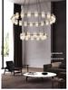Postmodern Minimalist Chandelier for Living Room, Restaurant, or Bedroom - Italian Round Ring Design
