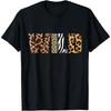 Wild Animal Pattern Giraffe Tiger Leopard Animal Print Cotton Men T Shirt