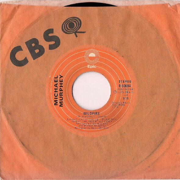 

7-дюймовая пластинка MICHAEL MARTIN MURPHEY Wildfire 850084 Epic 1975 Канада CountryFolk Б/у
