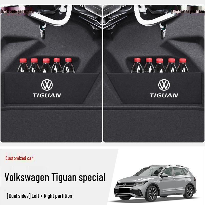 Divizor Cutie de Depozitare/Portbagaj pentru Volkswagen Tiguan L 2023 - Îmbunătățiți Interiorul Mașinii cu Produse de Modificare și Decorare.
