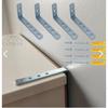 Earthquake Safety Cabinet Fixing Set 16x52x100mm - Furniture Wardrobe Wall Fixing Device 4 Pcs