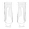 QQ-Car LLANTA-LÁMPARA DE CONDUCCIÓN/Luz Tapa de Riel de Techo de Cristal Pantalla Transparente para NISSAN X-TRAIL T31 2007-2012