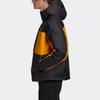 Adidas Colorblock Logo Down Jacket With Hood Men Outerwear Black GF0076