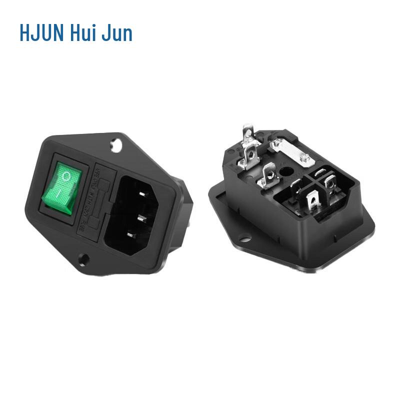 AC Power Inlet Socket with Switch and Fuse