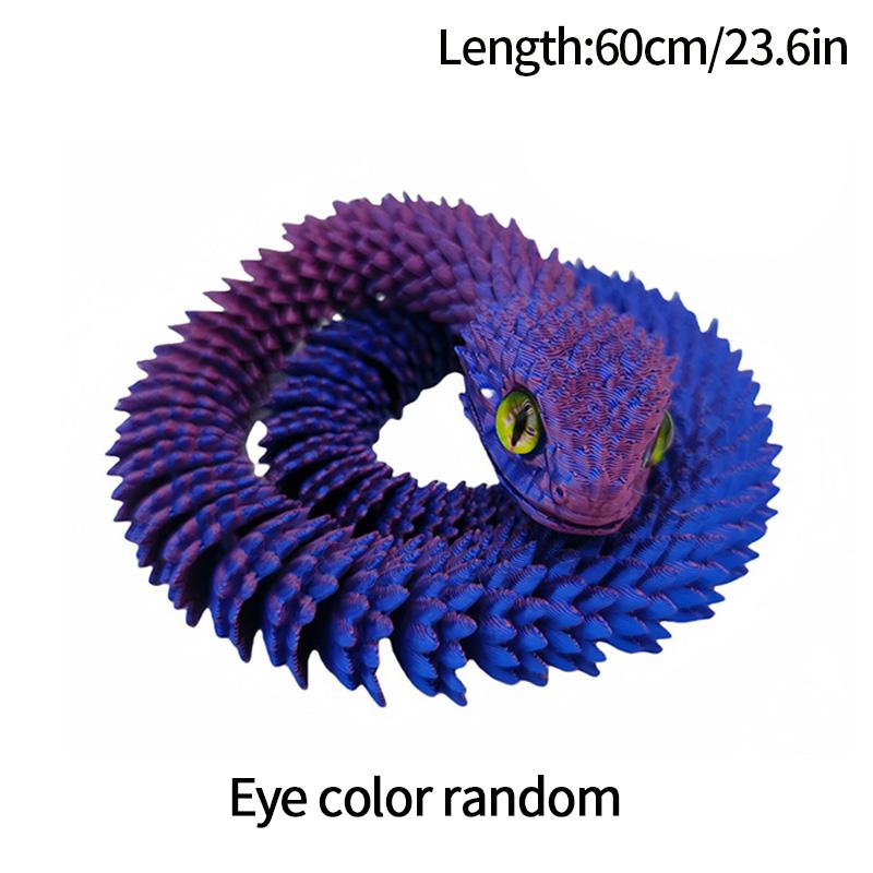 3D Printed Snake Dragon 3d Printed Figures New Year Decoration Traditional Table Ornament 3d Toys Gifts for New Year 2025