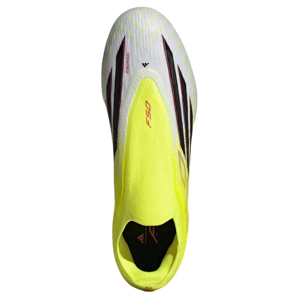 Adidas F50 Pro Ll Comfortable Durable Tf (Rubber Studs) Supportive Soccer Shoes Unisex Soccer Shoes Yellow Gray Black JQ1483