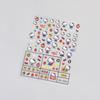 Hello Kitty Cartoon Nail Stickers & Decorations - Embossed Cat Design Ornaments