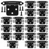 20Pcs Self Closing Door Hinge Cold Rolled Steel Self Closing Cabinet Hinge Overlay Flush Heavy Duty Door Hinges Hardware