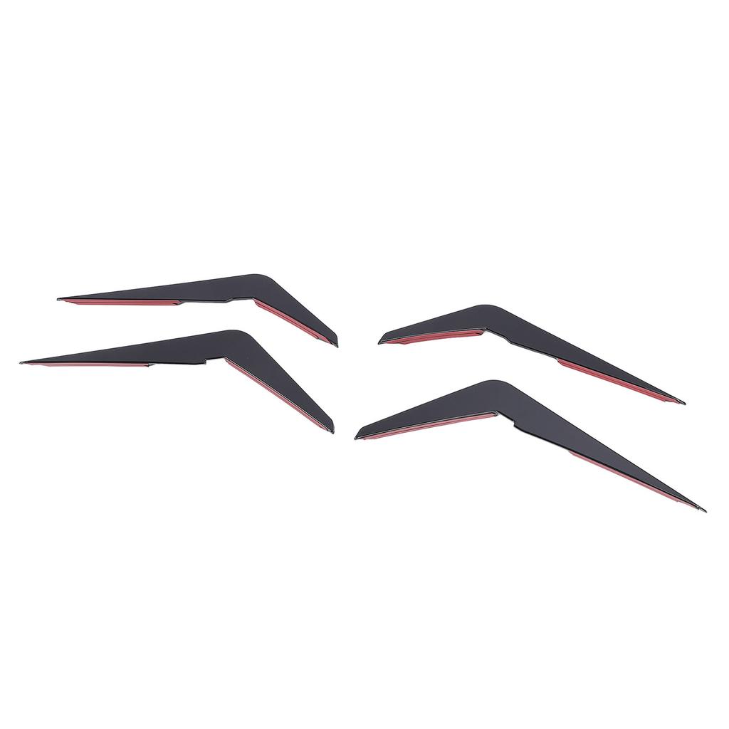 4 Stuks Voorbumper Zijventilatie Sierkap Canard Mistlicht Frame Canard Vervanging voor X5 G05 LCI M Sport 2023 en Later