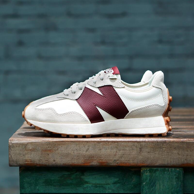 New Balance 327 Moonbeam Classic Burgundy Women's WS327KA