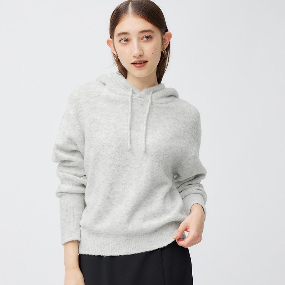 

Свитер с капюшоном GU Букле (Длинный рукав)+Е