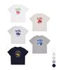 BRILLEMONTHS [2Pack] Oversized Round Neck Fruity T-Shirt [ 5 Print ]
