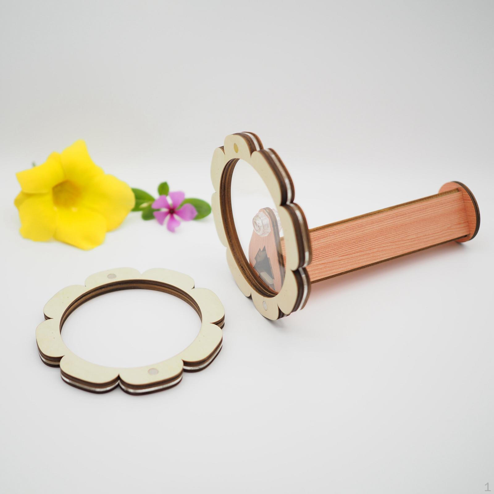 Наборы для изготовления калейдоскопа своими руками, Игрушка, Ручной калейдоскоп, Вращающийся набор для изготовления для Flower shape