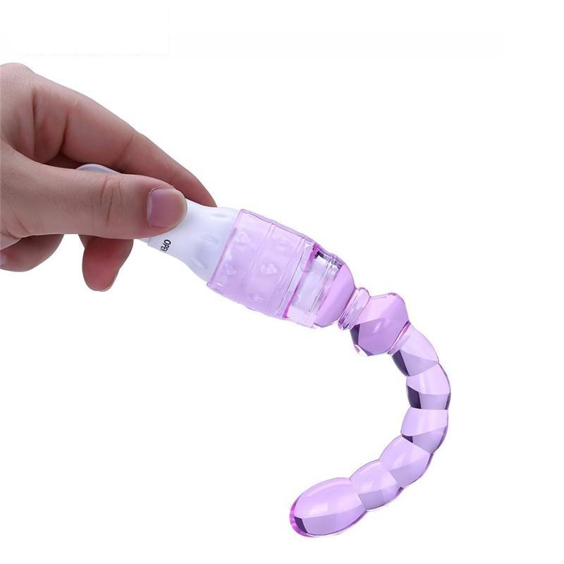 Silicone Jelly Anal Beads  Butt Plug  Flexible Waterproof Anal Balls & Beads