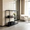 Modern Console Table Made of Steel with 2 Levels, Entrance Table, Hallway and Living Room
