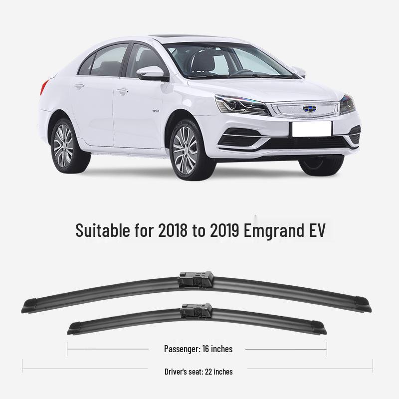 Geely Emgrand EVpro 2021-2022 Frameless Silent Wiper Blades