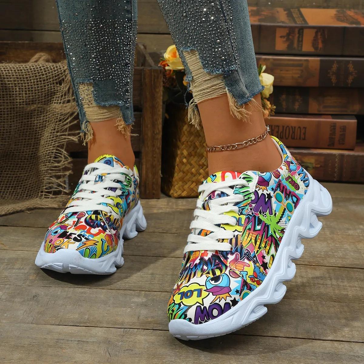 мода весна/осень женские туфли из вулканизированной кожи с круглым носком на плоской — фото 9