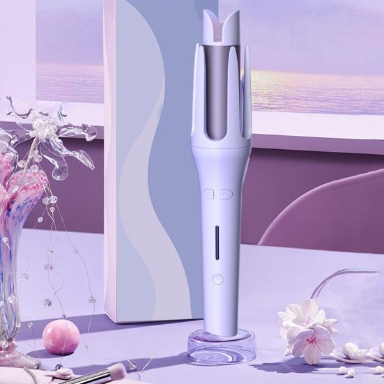 

Электрические щипцы для завивки, безопасные, против ожогов, идеальные локоны, волны, отсутствие теплового повреждения или вьющихся щипцов для завивки, товары для дома розовый