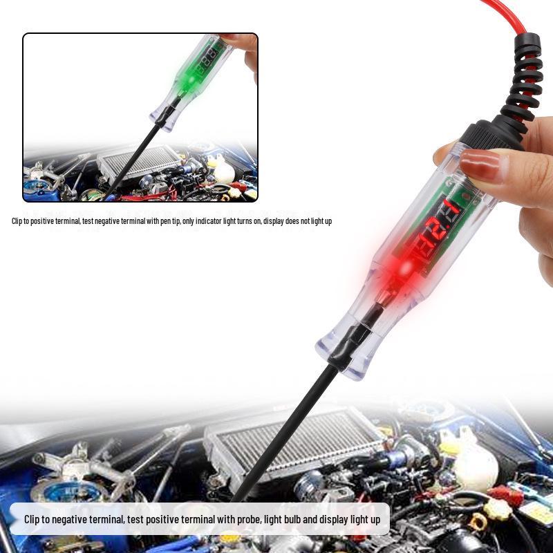 Multivoltage Automotive Circuit Tester Pen: 6V/12V/24V Electric Light Tool for Car Voltage Detection