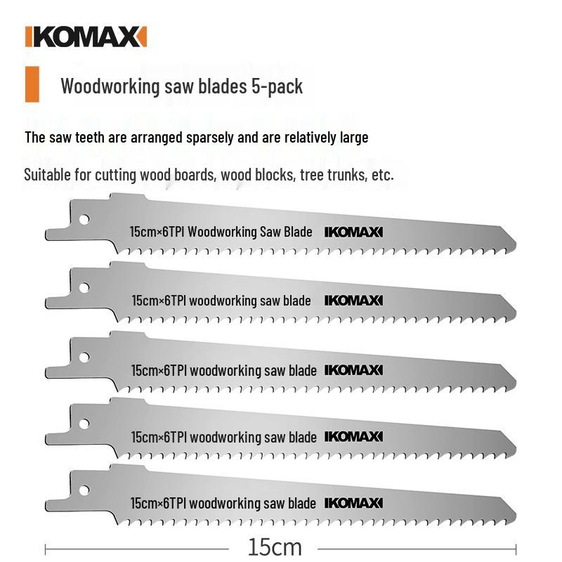 Handheld Electric Saber & Jigsaw Blade for Metal & Wood Cutting