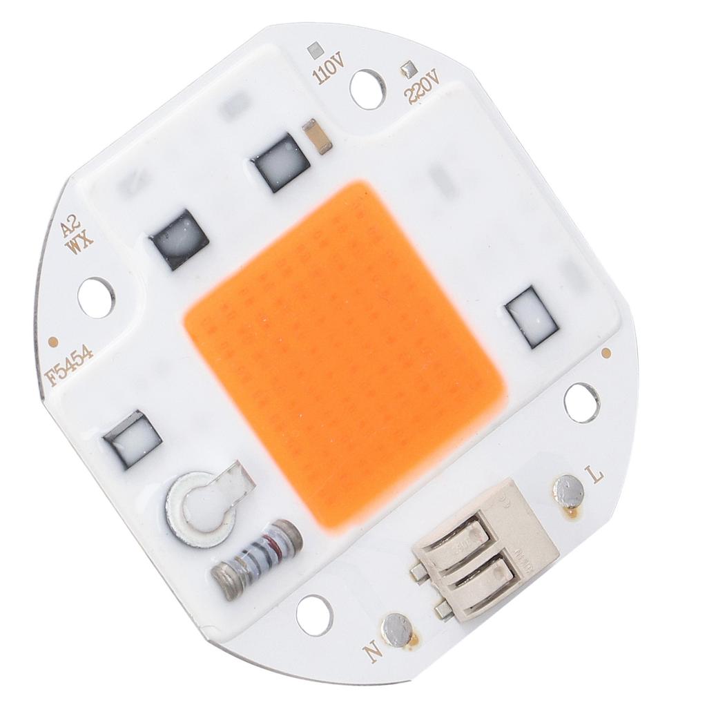 High Power LED Chip Plant Grow Light 380?800NM COB Lamp Beads Drive Free for DIY Hydroponic Growing