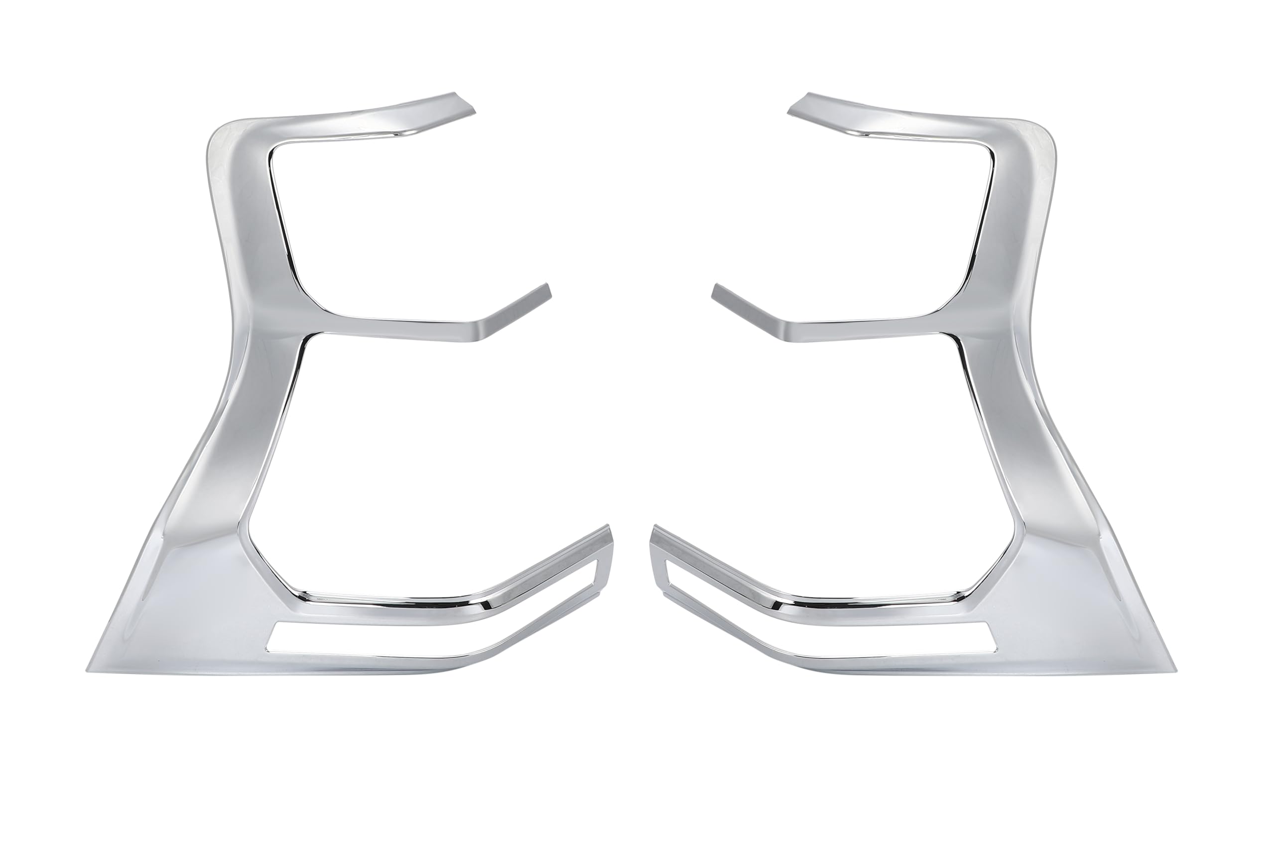 

набір накладок на задні ліхтарі для Toyota Land Cruiser Prado модель 150 та хромовані (пізні серії) (ліворуч праворуч)