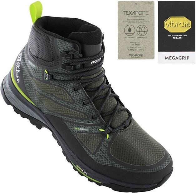 Треккинговые ботинки Jack Wolfskin Force Striker Texapore Mid
