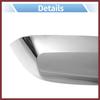 for Chevrolet Impala 2014-2020 Driver Passenger Side Mirror Covers Cap Overlay Rearview Mirror Guard Covers Silver Tone 1 Pair